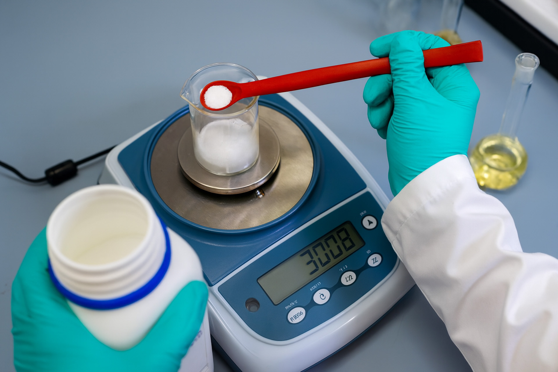 R&D Lab at Corim Industries developing functional beverage mixes